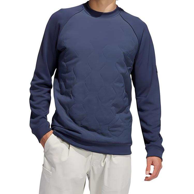 Adidas Adidas Sweatshirts Men's Blue Crew Neck Moderate Regular