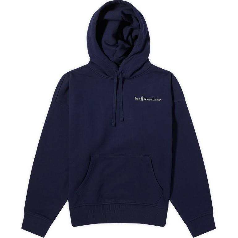 Polo Ralph Lauren logo-print drawstring hoodie