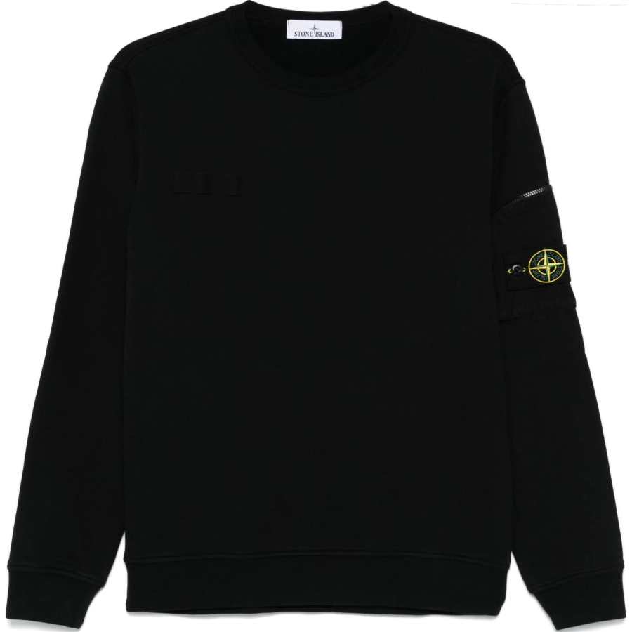 STONE ISLAND STONE ISLAND Compass Patch Crewneck Sweatshirt