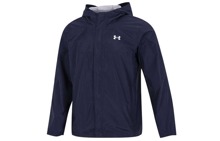 Under Armour Jackets Men's Dark Blue Hooded Moderate Other