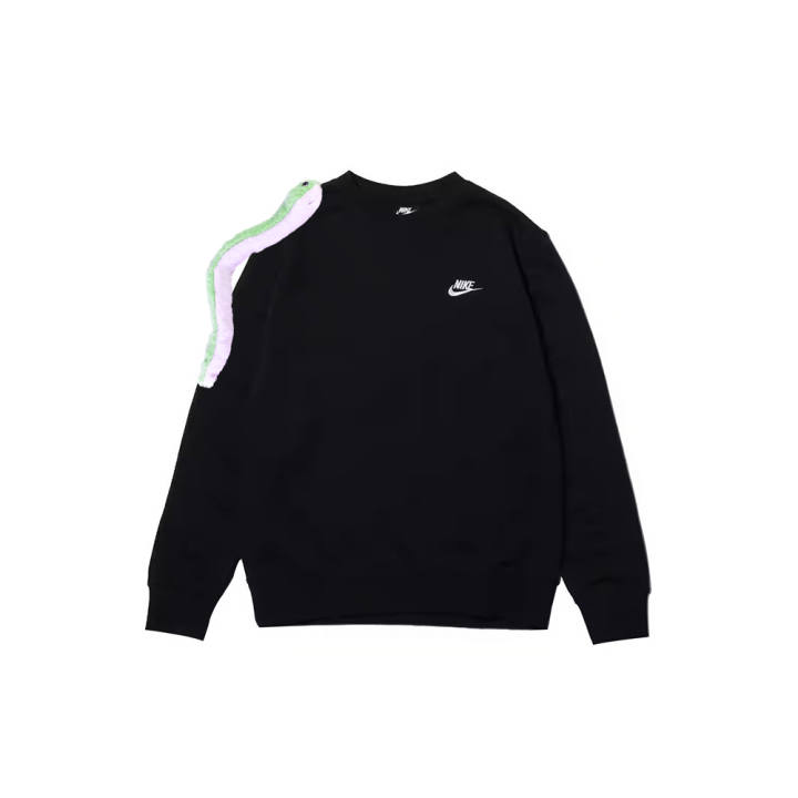 Nike Nike Sweatshirts Men's Black Crew Neck Moderate Regular