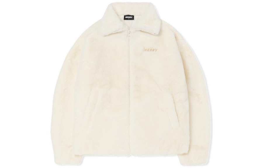 Nerdy Nerdy FW22 Jacket Unisex Milk White