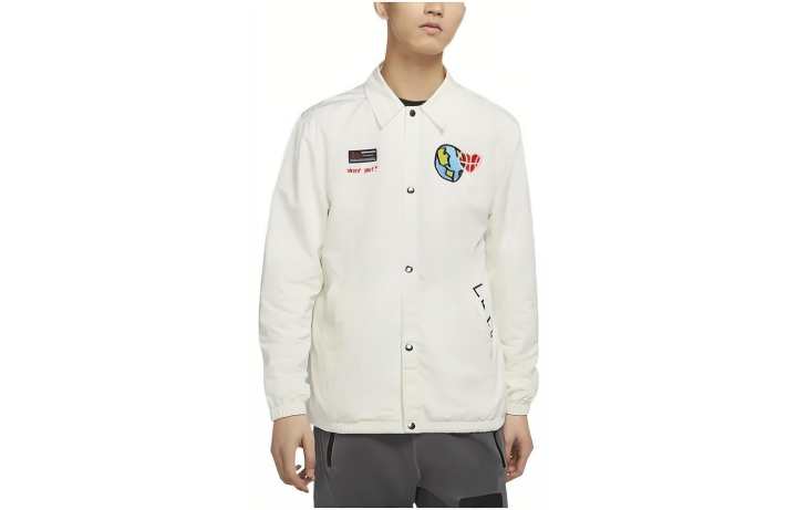 Jordan Jordan Jackets Men's White Lapel Moderate Other