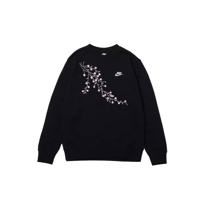 Nike Nike Sweatshirts Men's Black Crew Neck Moderate Regular