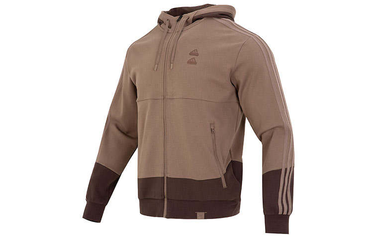 Adidas Adidas Jackets Men's Coffee Hooded Moderate Other