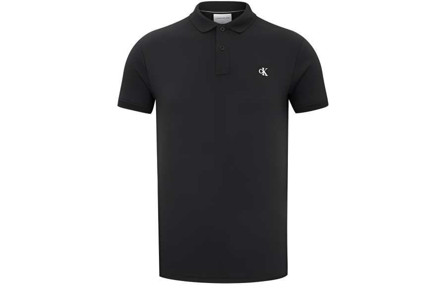 CALVIN KLEIN Polo Shirt Men's Black