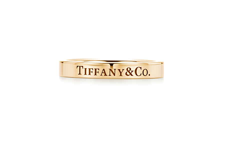 TIFFANY & CO. TIFFANY & CO. Pre Owned 18K Rose Gold Tiffany Ring
