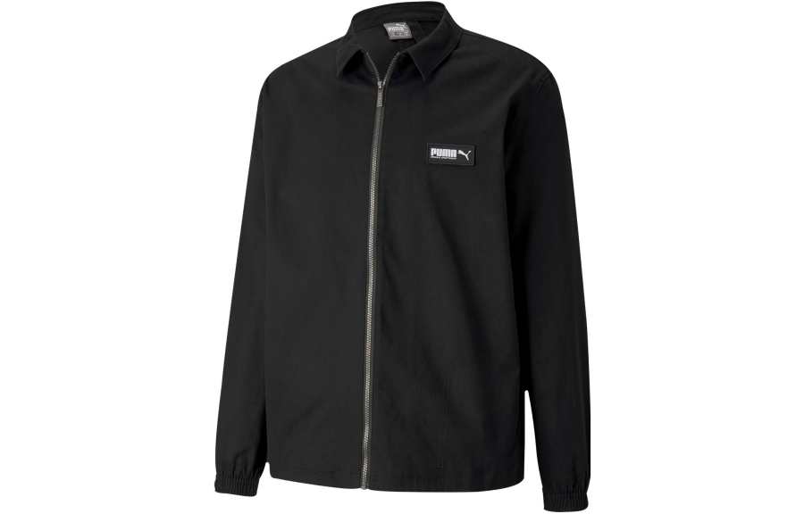 PUMA PUMA Jackets Men's Black Lapel Moderate Other