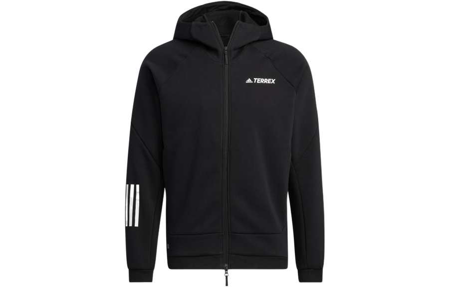 Adidas Adidas Jackets Unisex Black Hooded Moderate Other