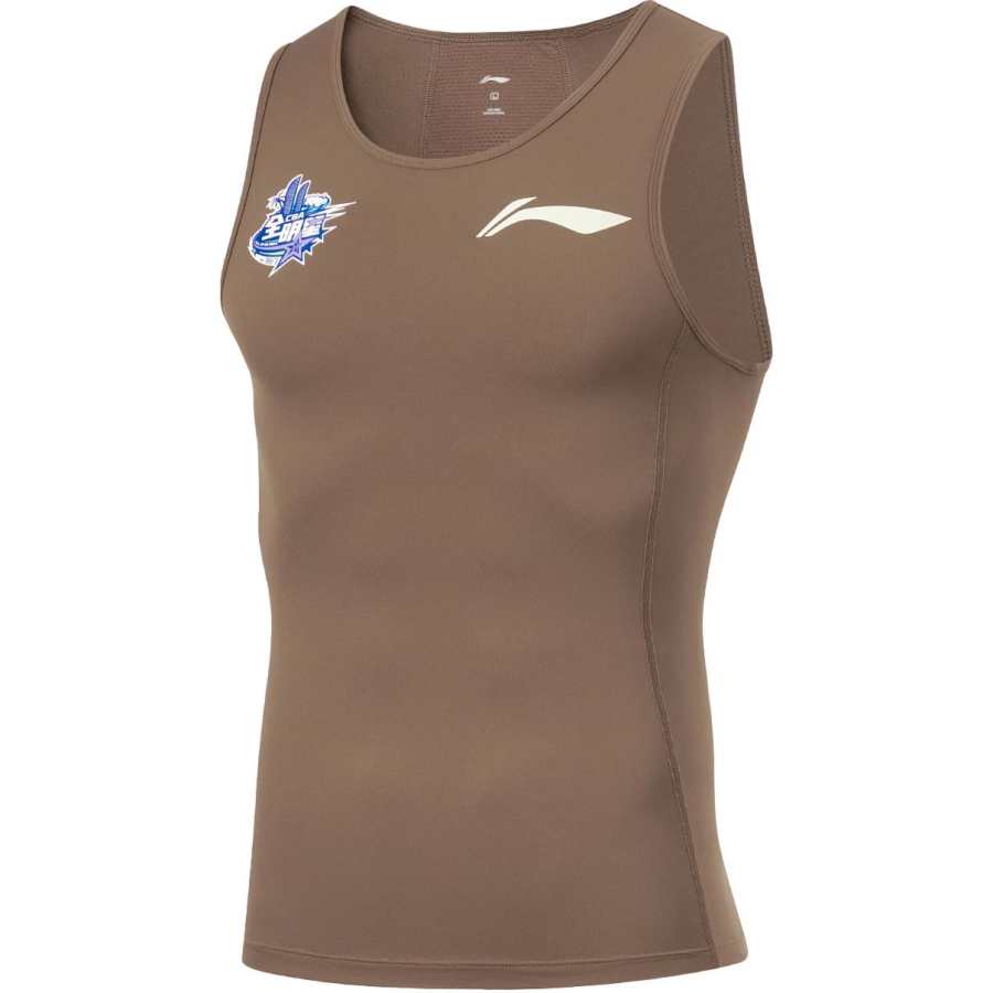 Li-Ning Li Ning CBA Tank Top Men's Brown