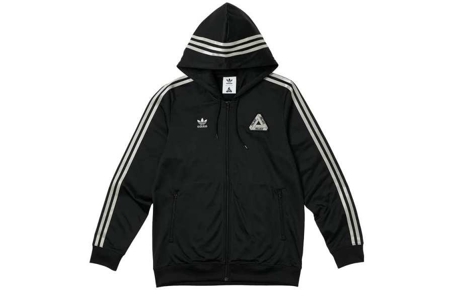 PALACE Adidas Originals X PALACE Hooded Firebird Track Top 'Black'