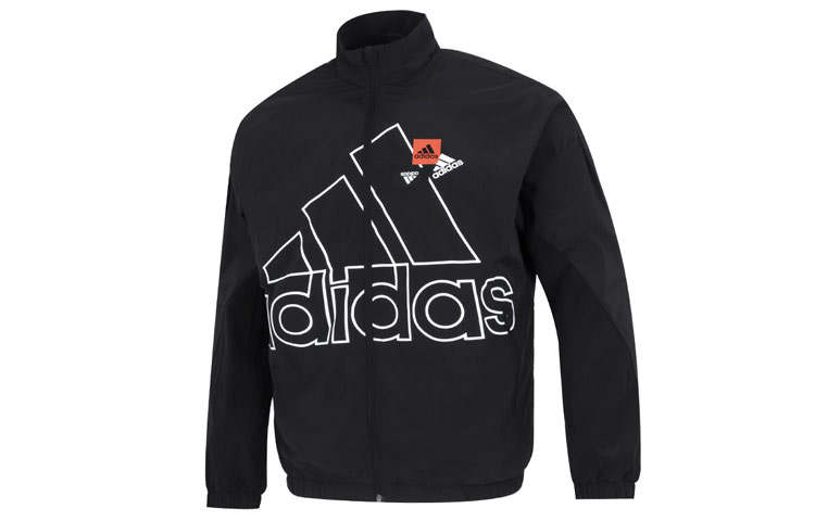 Adidas Adidas Jackets Men's Black Stand Collar Moderate Other