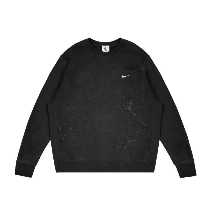 Nike Nike Sweatshirts Unisex Black Crew Neck Moderate Regular