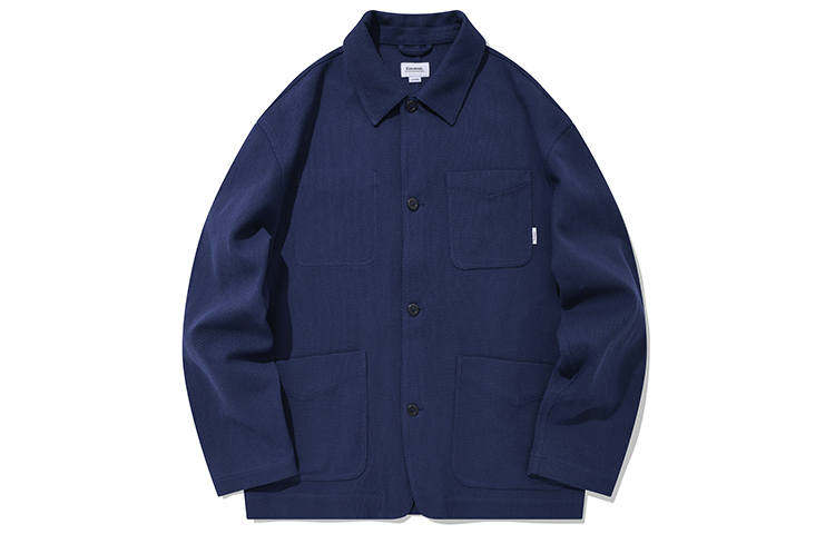 COVERNAT Jackets Unisex Blue Lapel Moderate Other