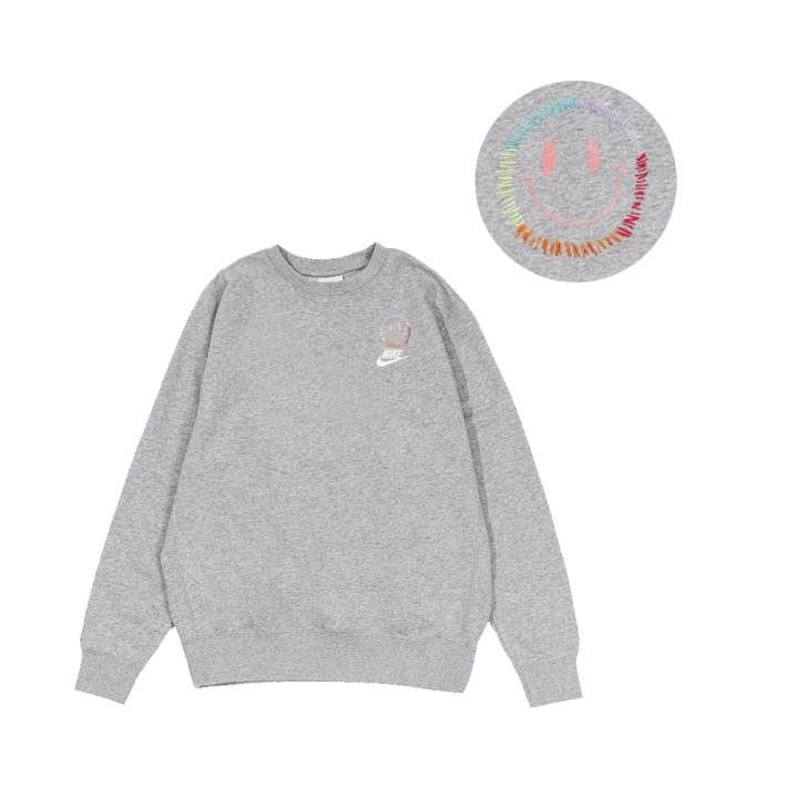 Nike Nike Sweatshirts Men's Gray Crew Neck Moderate