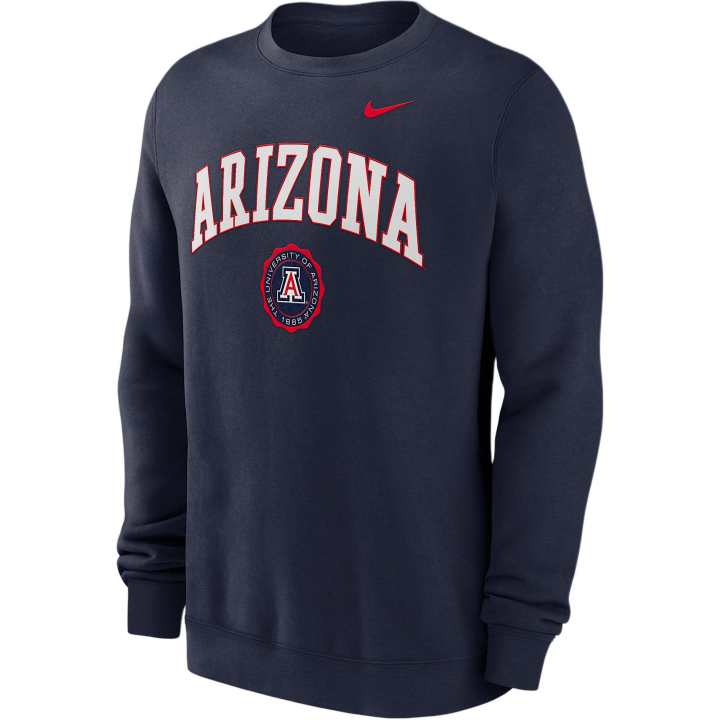 Nike Nike Arizona Wildcats Arched Seal Men's Nike College Pullover Crew