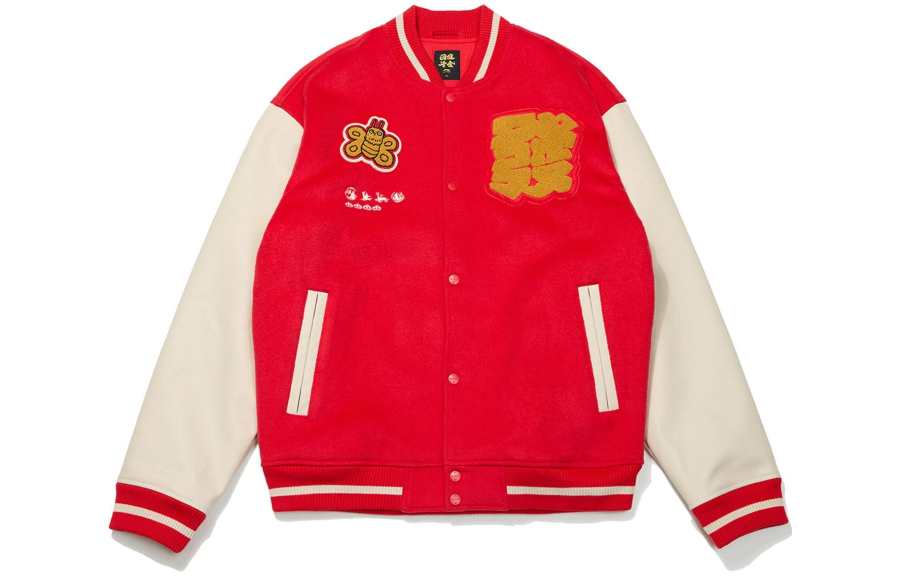 Li-Ning Li Ning Jackets Men's Red Baseball Collar Moderate Other