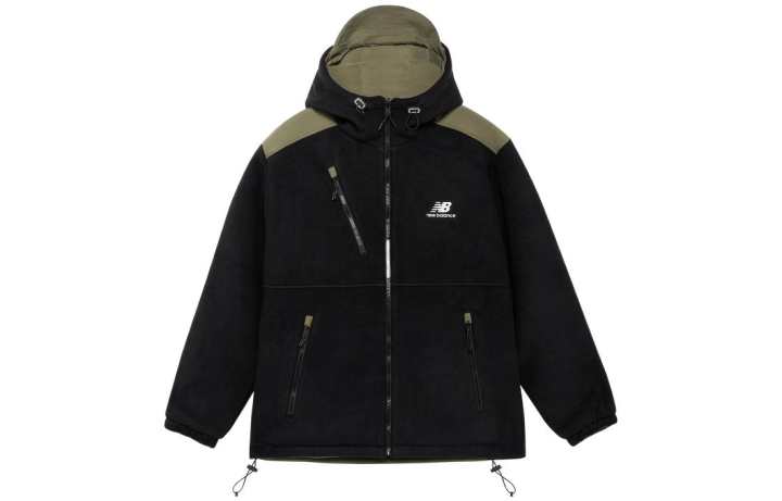 New Balance New Balance Jackets Men's Black Hooded Moderate Other