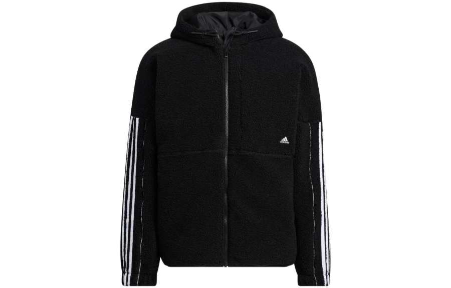 Adidas Adidas Jackets Unisex Black Hooded Moderate Other