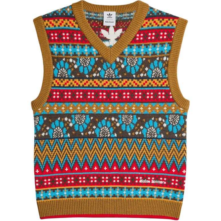 Adidas Originals x Wales Bonner intarsia-knit vest