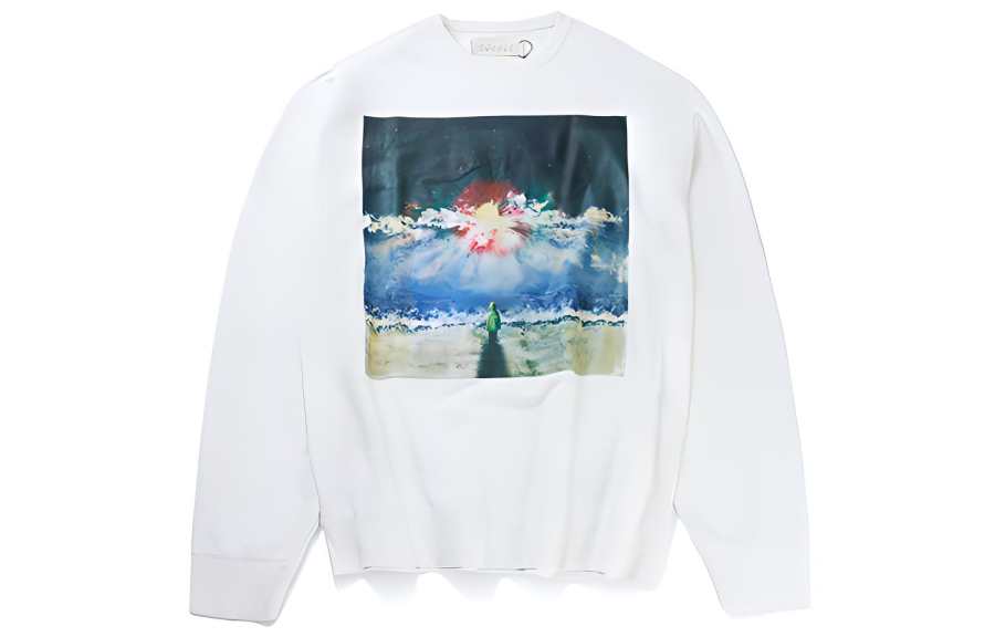 XVESSEL Sweatshirts Unisex White Crew Neck Moderate Regular