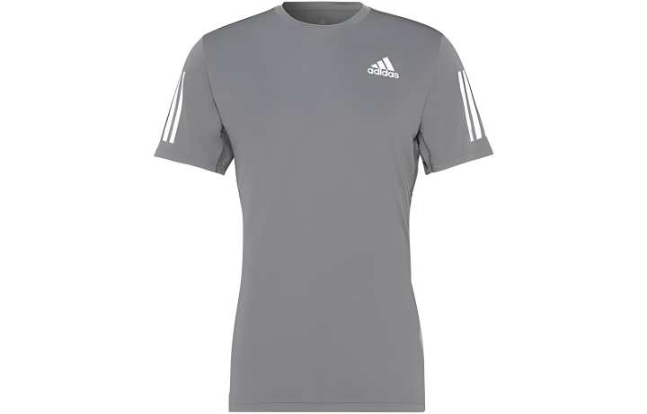 Adidas Adidas Set-in Sleeve T-Shirt Men's Gray
