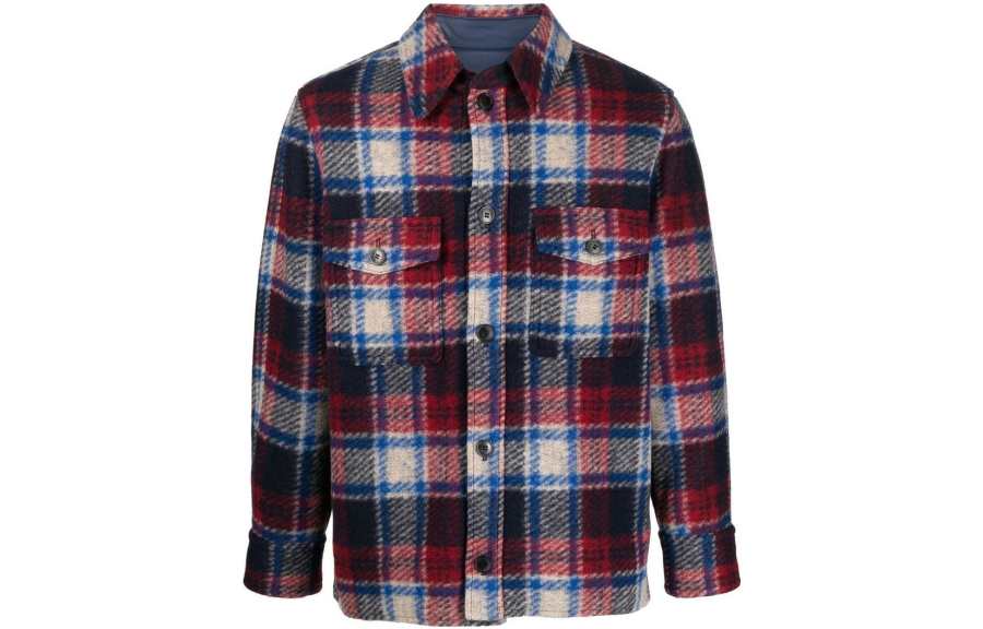 ISABEL MARANT Jackets Men's Dark Red Lapel Moderate Other