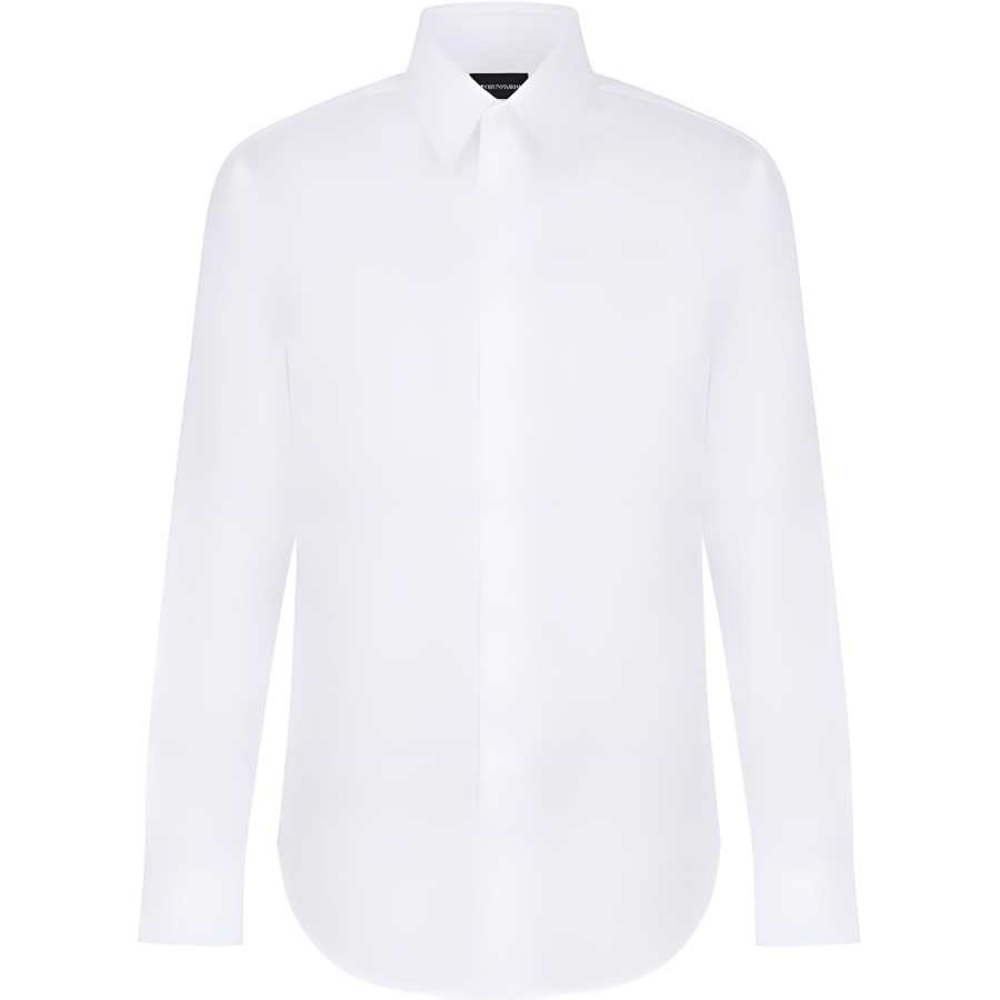EMPORIO ARMANI Cotton Armure Shirt
