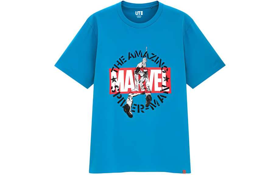 UNIQLO x Kashiwa Sato Letter T Shirt Men's Royal Blue