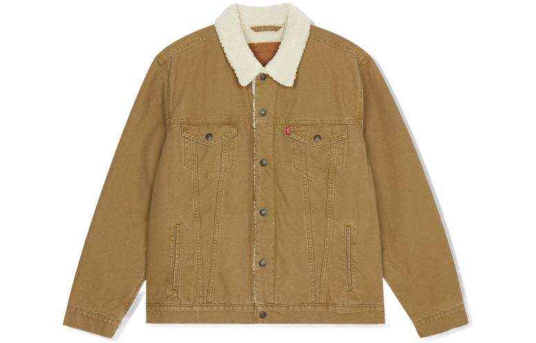 Levis Levis Jacket Men's Brown Yellow