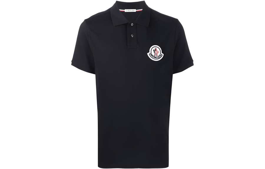 Moncler Polo Shirt Unisex Dark Blue