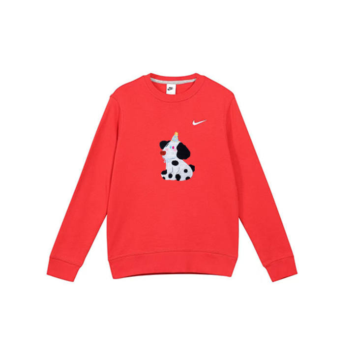 Nike Nike Sweatshirts Unisex Red Crew Neck Moderate