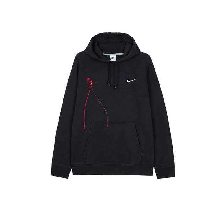 Nike Nike Sweatshirts Men's Black Hooded Moderate Regular