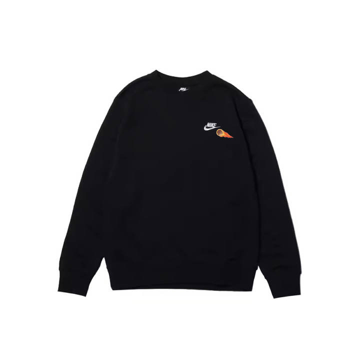 Nike Nike Sweatshirts Men's Black Crew Neck Moderate