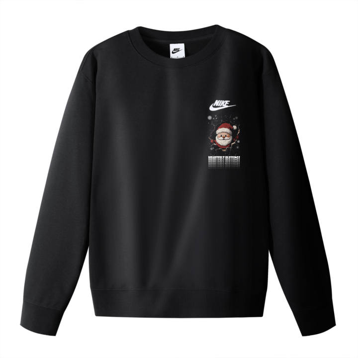 Nike Nike Sweatshirts Unisex Black Crew Neck Moderate Regular