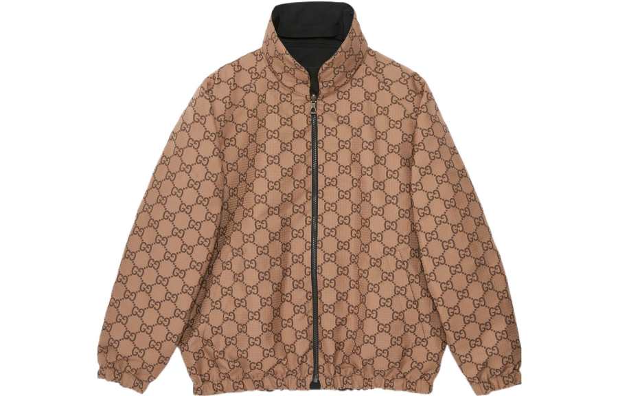 GUCCI GUCCI SS23 Jacket Men's Brown Black