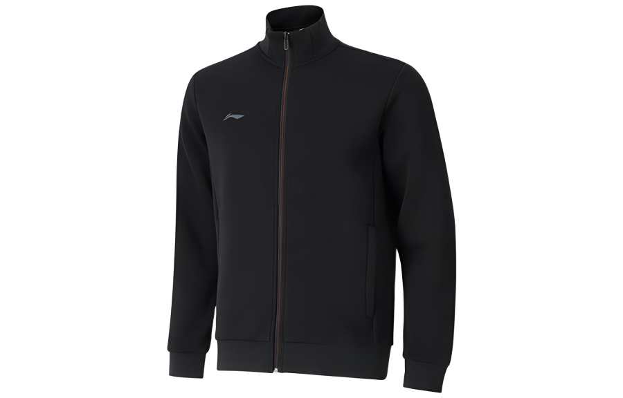 Li-Ning Li Ning Sweatshirts Men's Black Crew Neck Moderate Regular