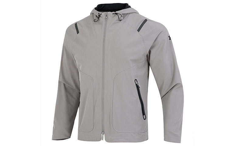 Under Armour Unstoppable Jackets Men's Gray Hooded Moderate Other
