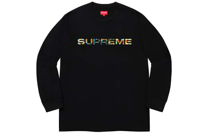 Supreme Supreme Meta Logo Long Sleeve Top