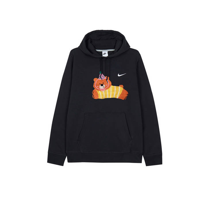Nike Nike Sweatshirts Men's Black Hooded Moderate