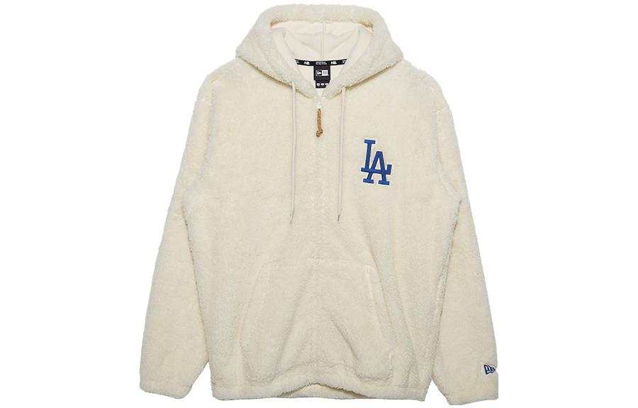 New Era Jackets Unisex White Hooded Non Detachable Moderate Other