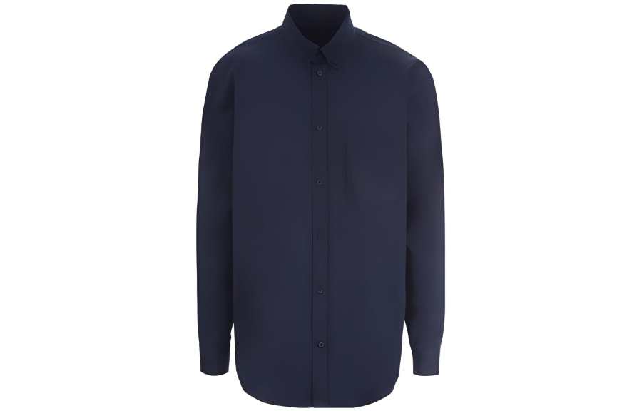 Balenciaga Shirts Men's Blue Moderate Other