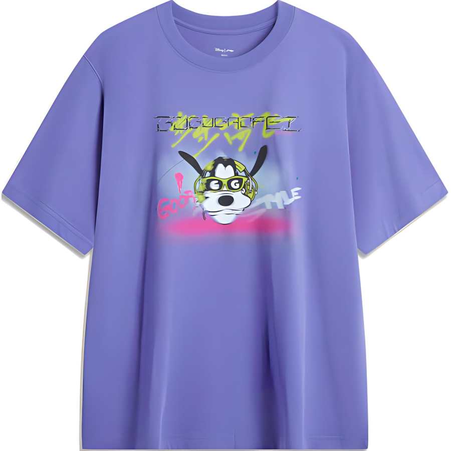 Li-Ning Li Ning x Disney T Shirt Men's Very Peri Purple