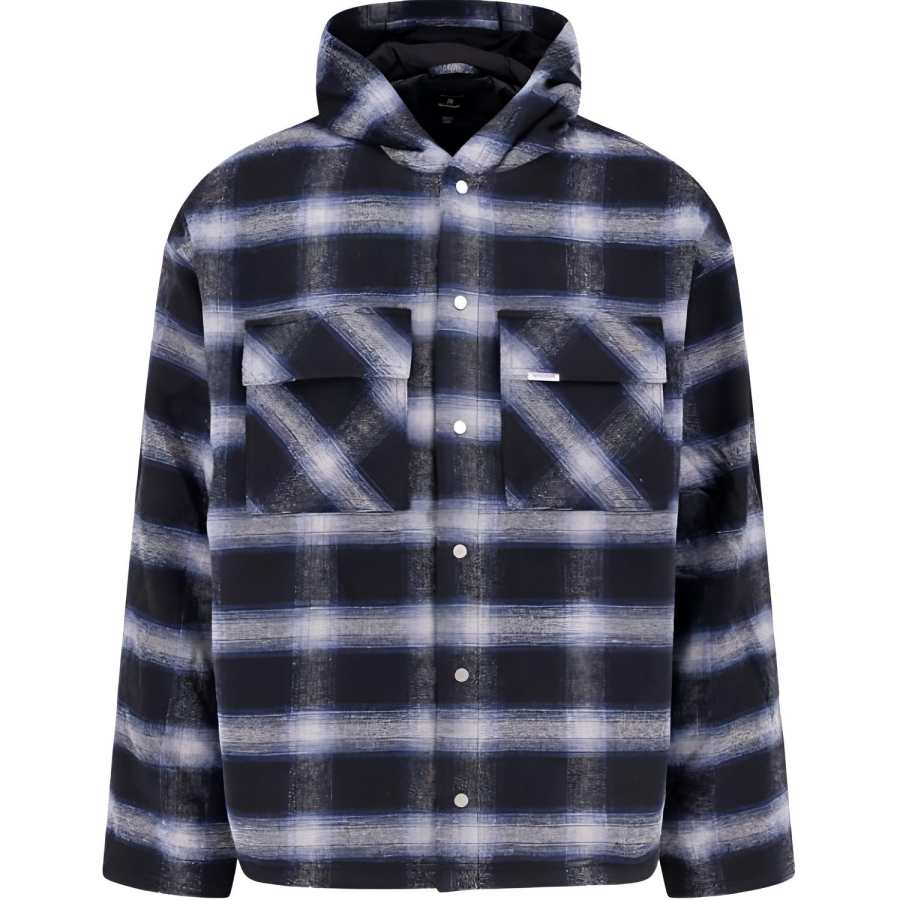 REPRESENT Checked Button Up Jacket