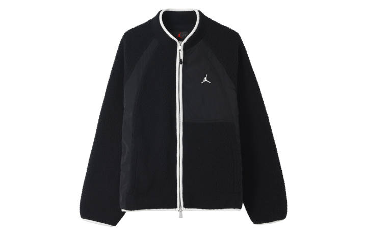 Jordan Jordan ESSENTIALS Jackets Men's Black Stand Collar Thickened Other