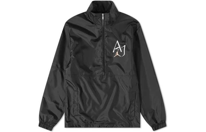 Jordan Jordan Sport Jackets Men's Black Stand Collar Moderate Pilot