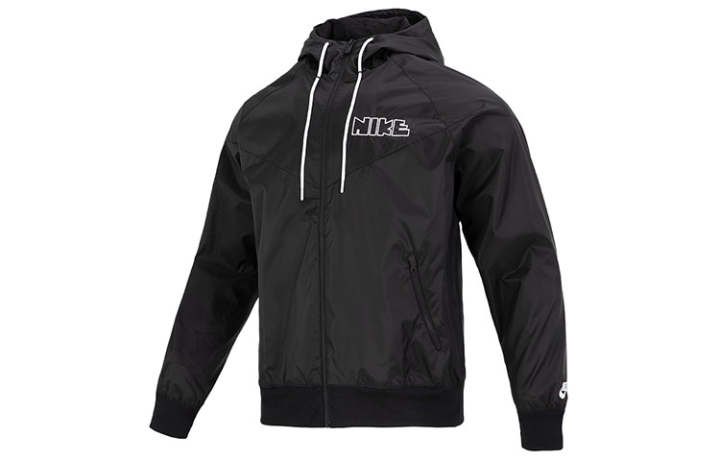 Nike Nike Jackets Men's Black Hooded Non Detachable Moderate Other