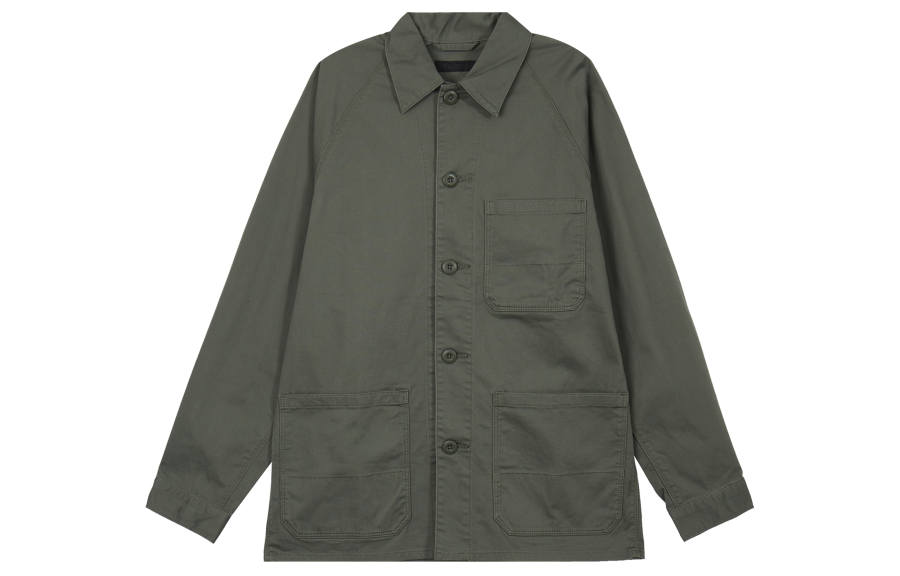 UNIQLO Jackets Unisex Olive Lapel Moderate Other