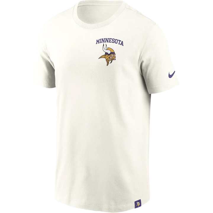 Nike Nike X NFL T Shirts Men's Cream Crew Neck Moderate Straight Fit
