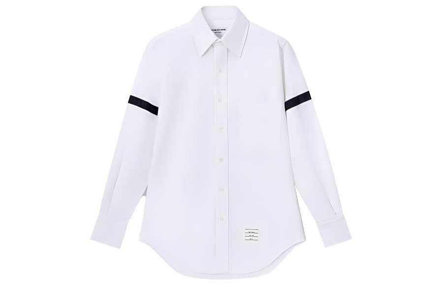 THOM BROWNE Thom Browne Oxford Armbands Classic Shirt